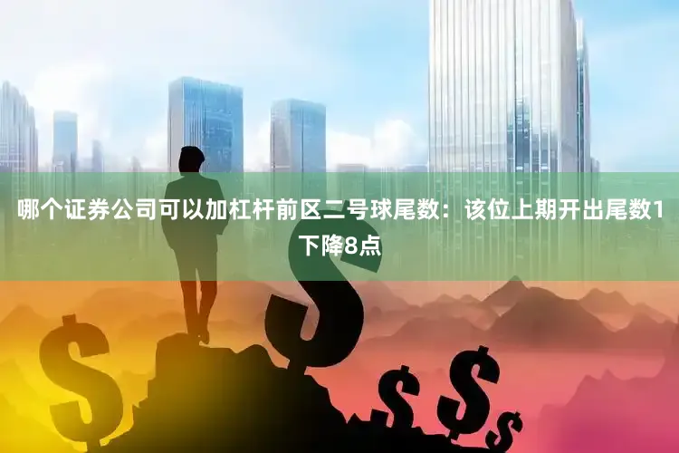 哪个证券公司可以加杠杆　　前区二号球尾数：该位上期开出尾数1下降8点
